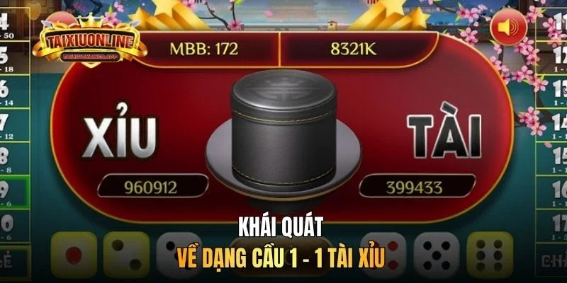 Khái quát về dạng cầu 1 - 1 tài xỉu